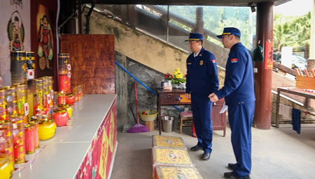 绵阳消防支队开展春节前消防安全检查